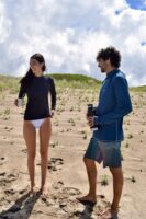 Lycra suelta con capucha